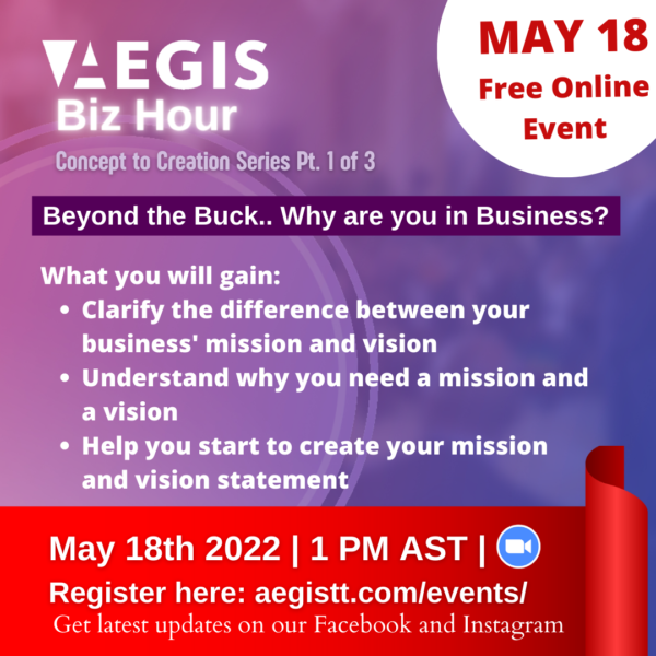 Aegis Biz Hour, Concept to Creation Series (Part 1 of 3)
