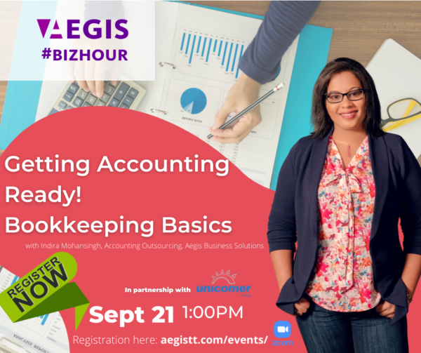 Aegis Biz Hour, Getting Organised Series: Accounting (Part 1 of 3)