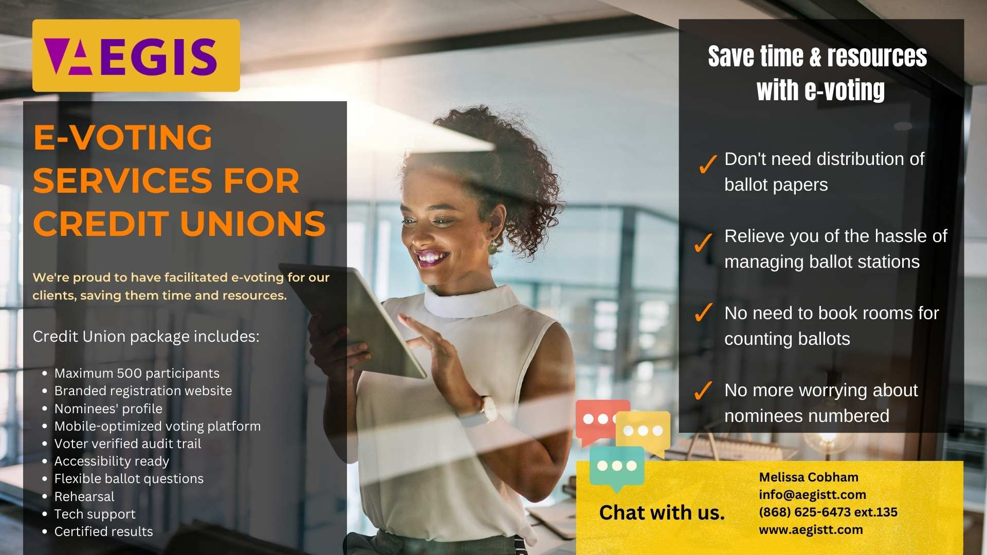 Aegis E-Voting services for Credit Unions — Aegis Outsourcing ...