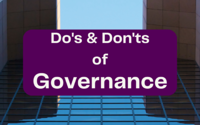 Effective Governance: Do’s and Don’ts