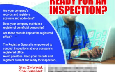 Compliance Inspections from The Companies Registry, Trinidad and Tobago